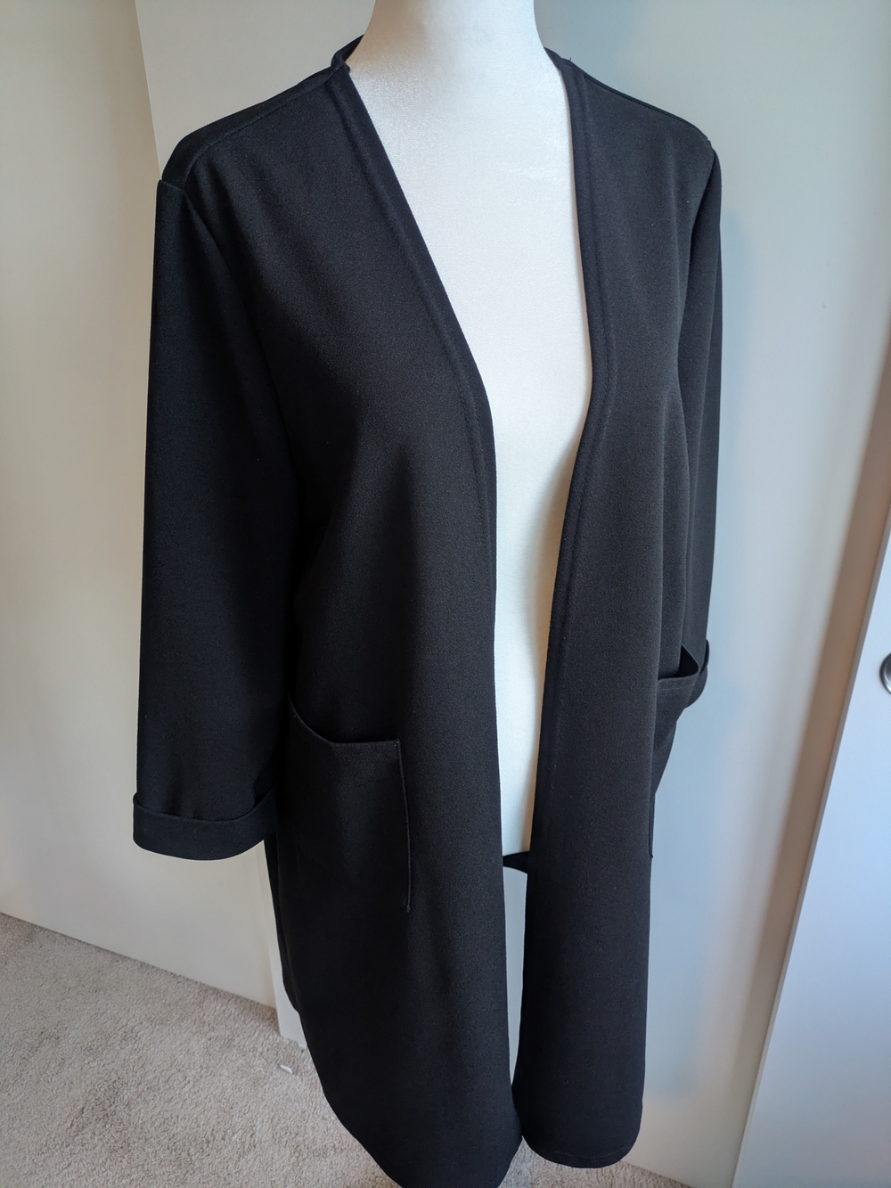 M Business Casual Open-Front Wrinkle Resistant Women's Cardigan